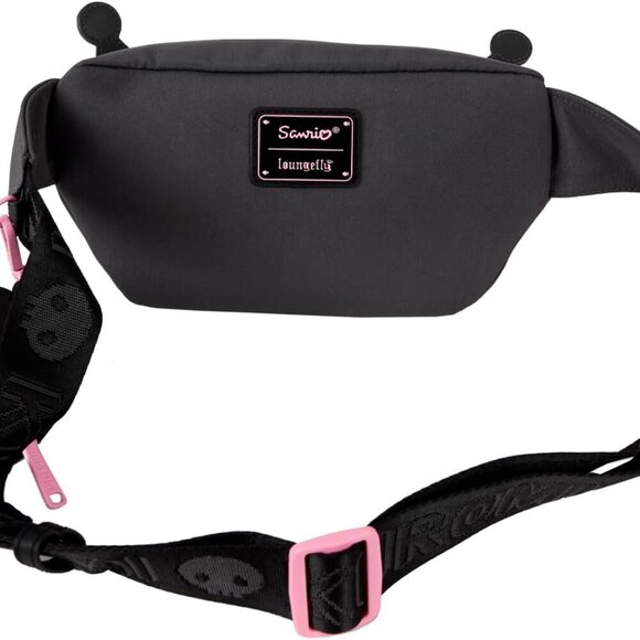 Sanrio Kuromi Faux Leather Belt Bag – Fun and Functional for Stylish Adventures - Picture 3 of 4